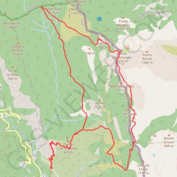 Grammondo GPS track, route, trail
