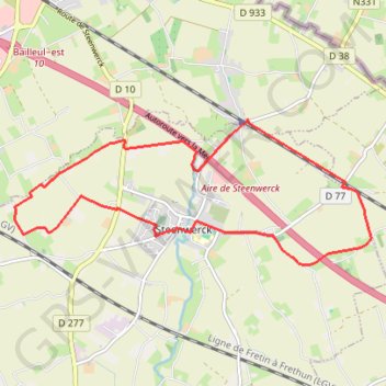 Circuit du Pont-de-Pierre - Sainteenwerck GPS track, route, trail