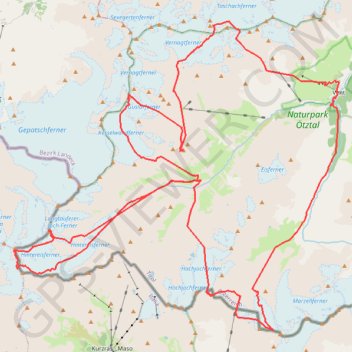 Tour de l'Ötztal GPS track, route, trail