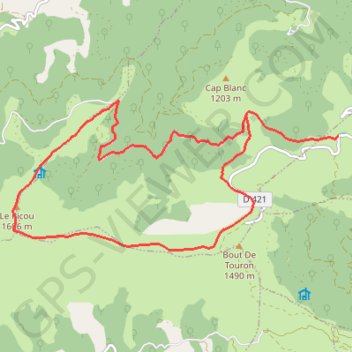 Le Picou du Prat d'Albis GPS track, route, trail