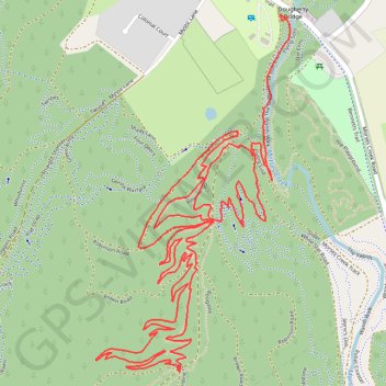 Mountain Bike Ride in Porepunkah Plantation GPS track, route, trail