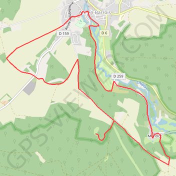 Arc en Barrois GPS track, route, trail