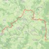 Ht Bojo Dép St Bonnet des Bruyères 67 Km Jour 1 GPS track, route, trail