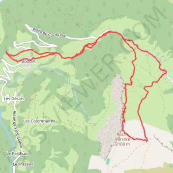 Roche Parstire GPS track, route, trail