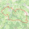 Circuit des Cahvailles a Clugnat 16km GPS track, route, trail
