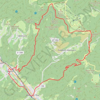 Moosch Col Amic GPS track, route, trail