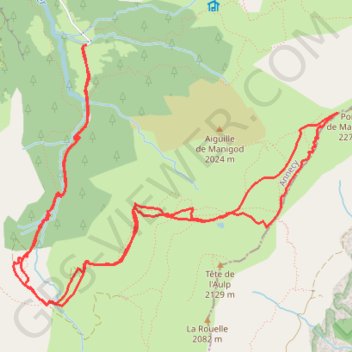 Pointe de Mandallaz GPS track, route, trail