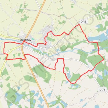 Circuit Est de Martizay GPS track, route, trail