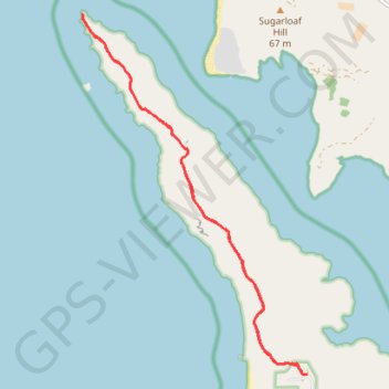 Tomales Point GPS track, route, trail