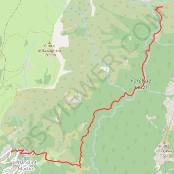 Liamone GPS track, route, trail