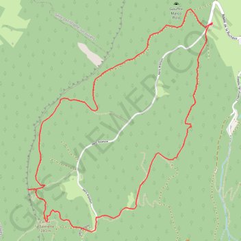 Col de la Sarriette GPS track, route, trail