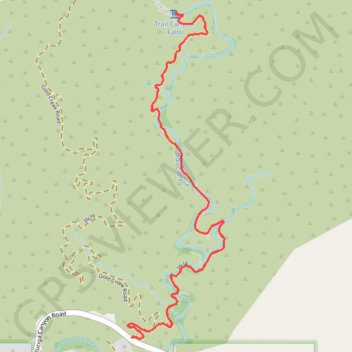 Trail Canyon Falls GPS track, route, trail