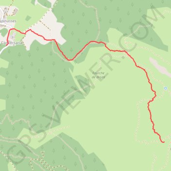 Plateau du Cornafion GPS track, route, trail