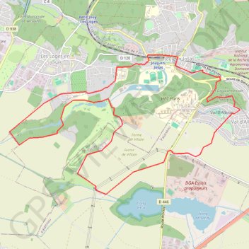 Jouy-en-Josas GPS track, route, trail
