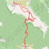 Pie Ferre depuis Chatillon en Diois (Vercors) GPS track, route, trail