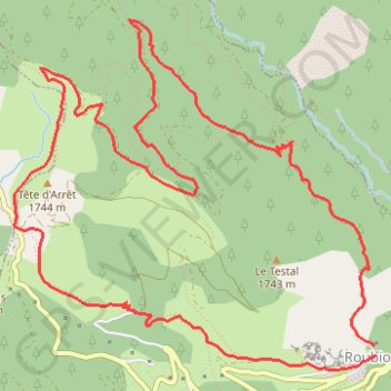 Boucle de Falcon GPS track, route, trail