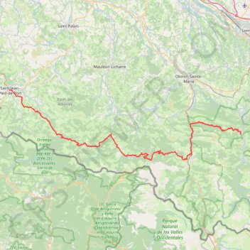 FDs Bielle StJeandepieddeport GPS track, route, trail