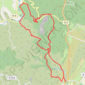 Le Ravin des Arcs GPS track, route, trail
