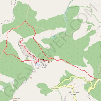 La Goleta - Roque Nublo GPS track, route, trail