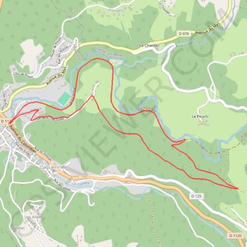 Les Vignes - Laguenne - Pays de Tulle GPS track, route, trail