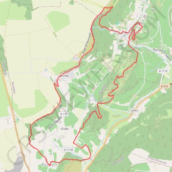 Boucle Saint Romain GPS track, route, trail