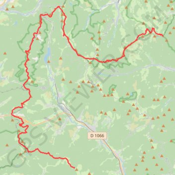 Vosges la totale sauf la fin GPS track, route, trail