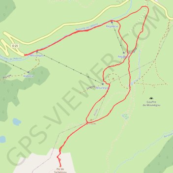 Pic de Tarbezou GPS track, route, trail