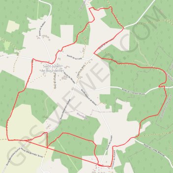 Circuit des Bories GPS track, route, trail