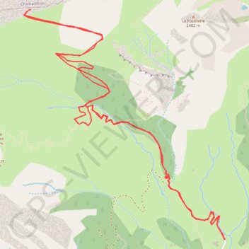Col du Pallastre, Col clot Lamiande GPS track, route, trail