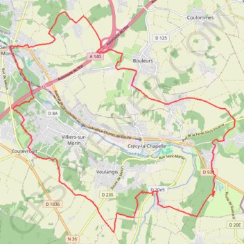 Montgrolle GPS track, route, trail