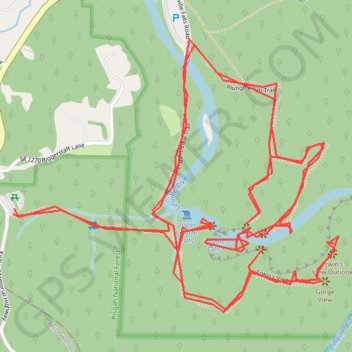 Linville Falls GPS track, route, trail