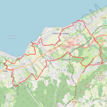 Littoral du Léman GPS track, route, trail