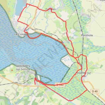 Rando en Baie de Somme GPS track, route, trail