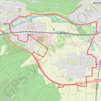 Circuit Cyclotourisme de Mutzig GPS track, route, trail