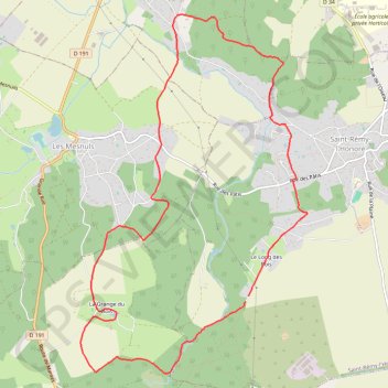 Saint-Rémy-l'Honoré (78 Yvelines) GPS track, route, trail