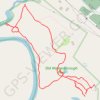 Old Waynesborough Park Yellow and Orange Loop Trail GPS track, route, trail