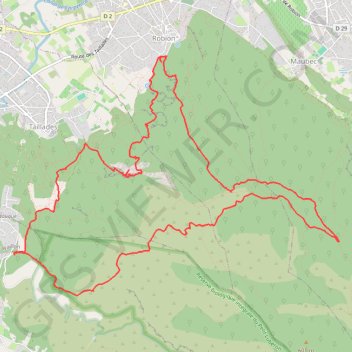 Gorge Badarel par Vidauque GPS track, route, trail