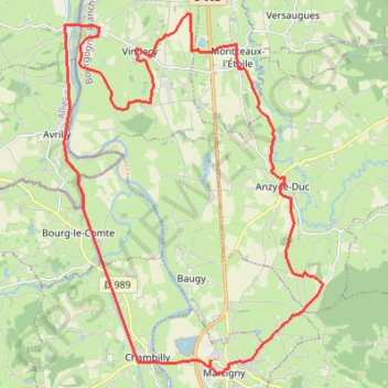 Brionnais - Marcigny GPS track, route, trail