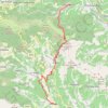 Mont AcquaRone en traversée GPS track, route, trail