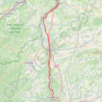 Jour 1 Velo 2021 Option courte GPS track, route, trail