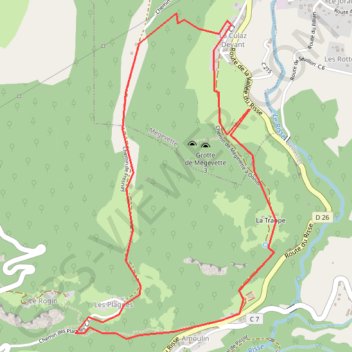 Megevette grotte et tour la cullaz fresnay trappes GPS track, route, trail