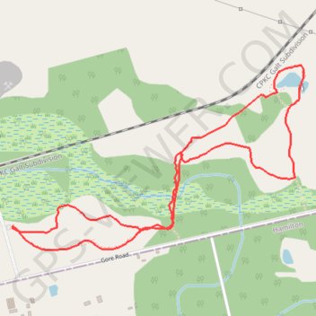 Fletchers Creek Ecological Preserve Loop GPS track, route, trail