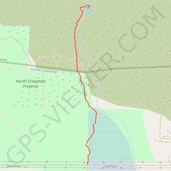 Etiwanda Falls GPS track, route, trail