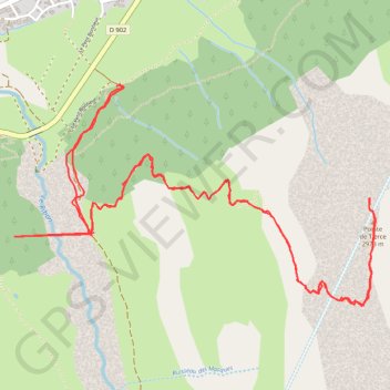 Chapelle de Tierce GPS track, route, trail