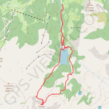 Pointe de Riondet GPS track, route, trail
