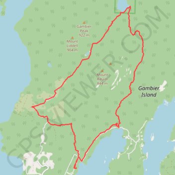 Gambier Island GPS track, route, trail