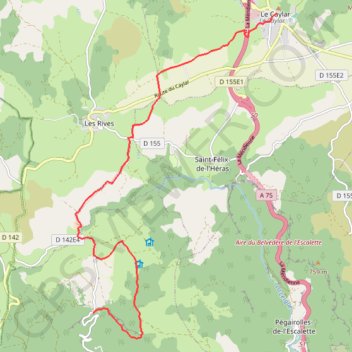Labeil - Le Caylar GPS track, route, trail