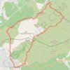 Saint Jean du Puy - Mont Olympe en traversée GPS track, route, trail