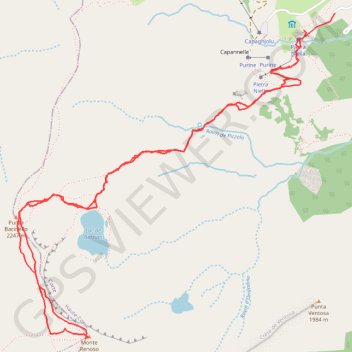 Monte Renoso - Punta Bacinello GPS track, route, trail