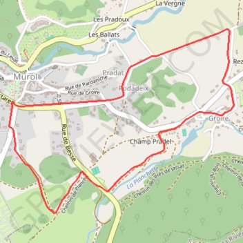 Sancy - Groire - Secteur Murol GPS track, route, trail